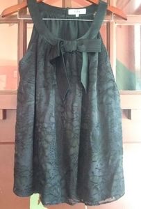 Tibi Burn-out Bow blouse